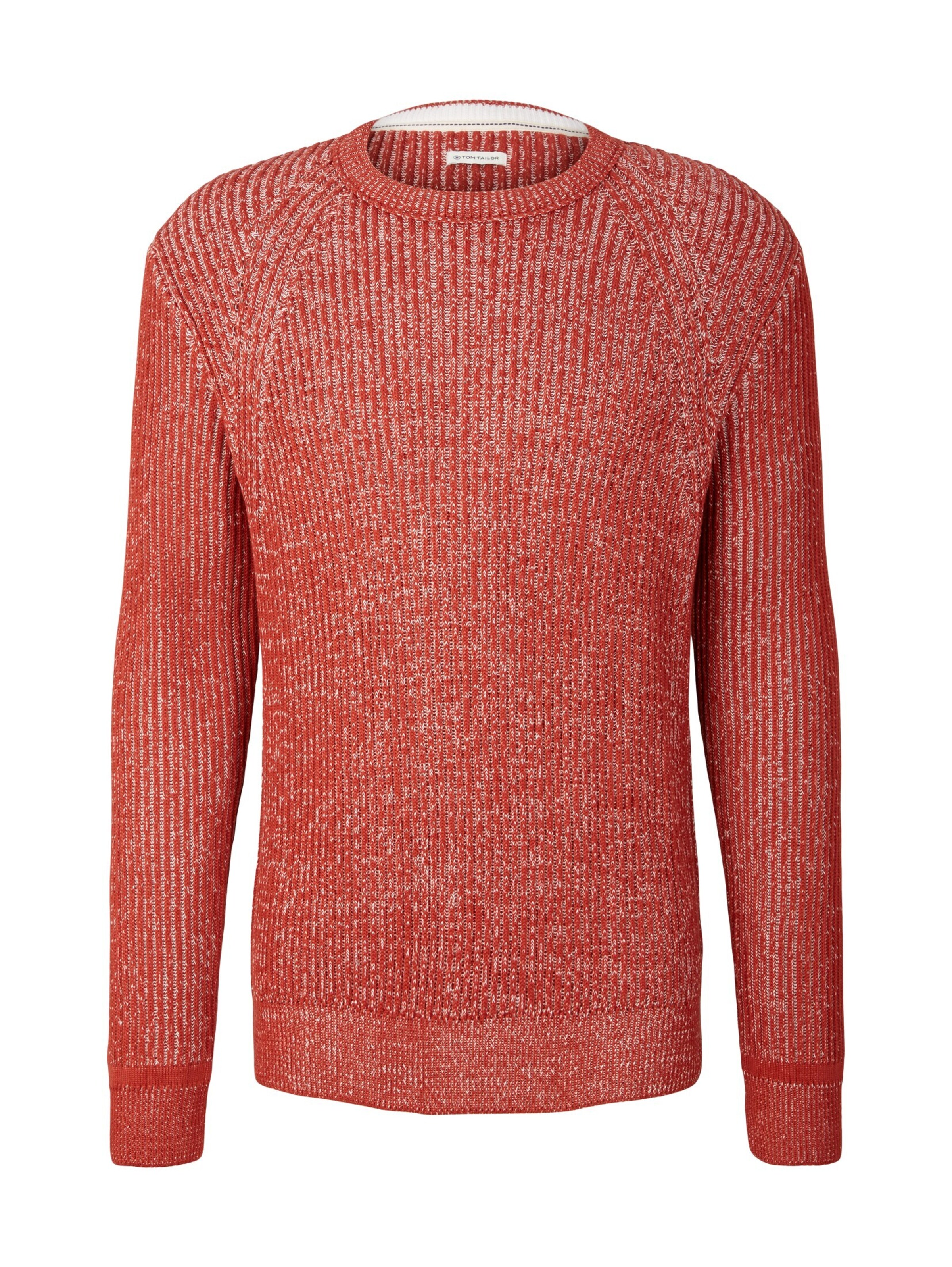 TOM TAILOR Pullover in Rot: Vorderseite