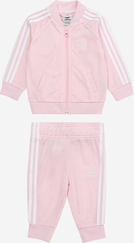 regular Tuta da jogging 'Adicolor Sst' di ADIDAS ORIGINALS in rosa: frontale