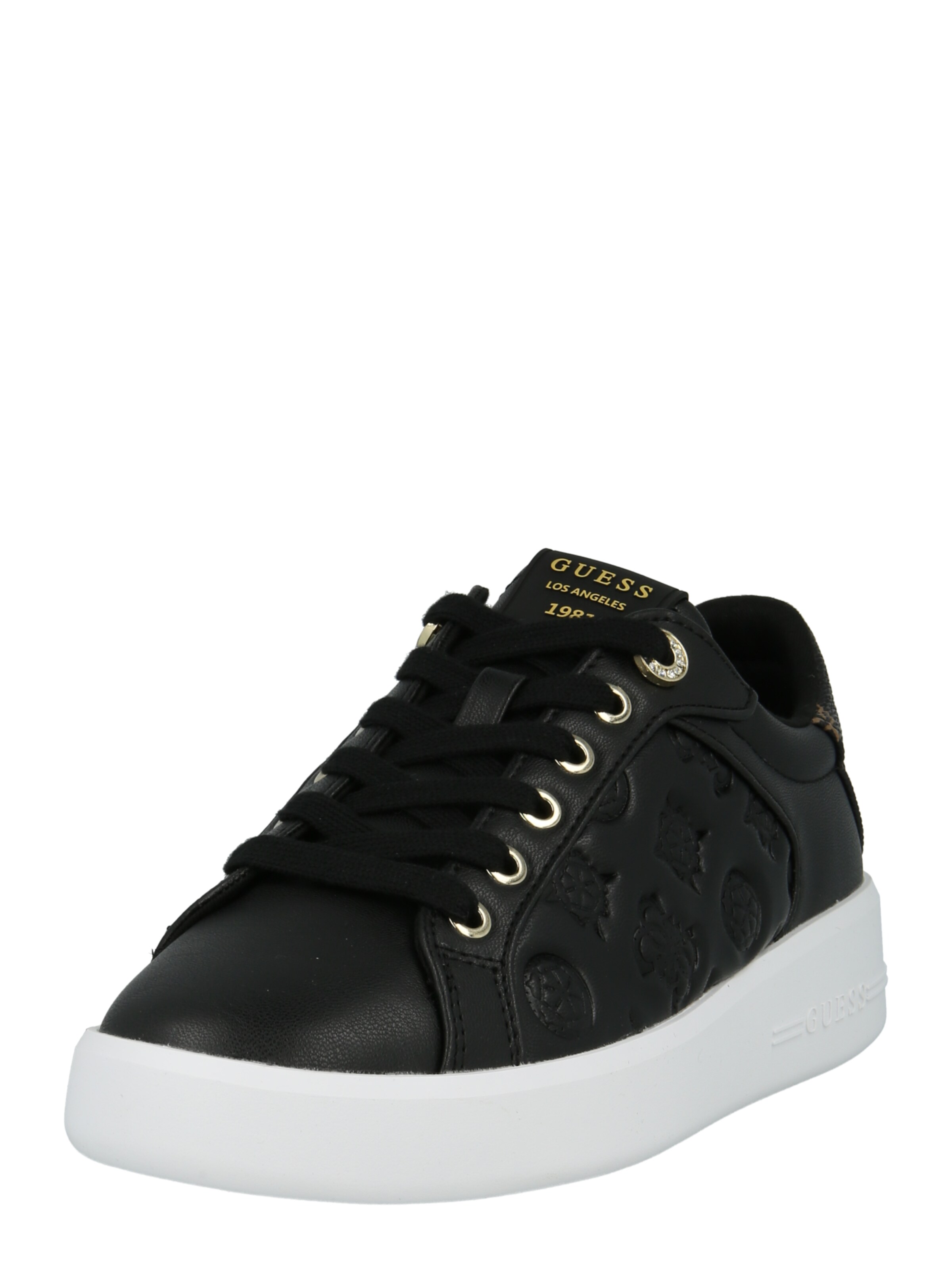 guess black high top sneakers