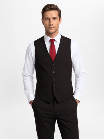 Gilet de costume Finshley & Harding en noir : devant