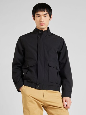 Veste mi-saison 'Harrington' SCOTCH & SODA en noir : devant