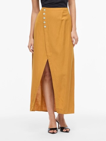 Jupe 'VIPrisilla' VILA en jaune : devant