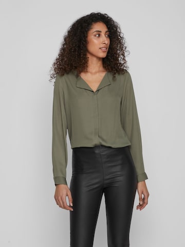 VILA - Blusa en verde: frente