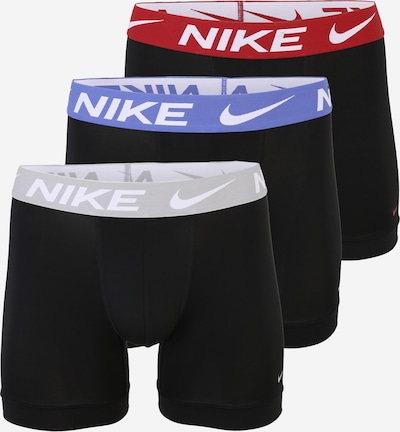 NIKE Underwear Bokserishortsit 'Essential' värissä vaaleanharmaa / tummanpunainen / musta / valkoinen, Tuotenäkymä