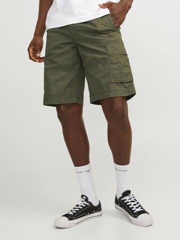 JACK & JONES Regular Cargo Pants in Green