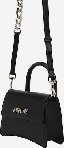 REPLAY - Bolso de hombro en negro: frente