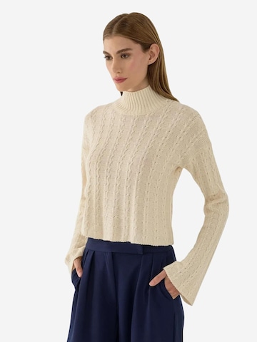 Hiccup - Pullover em bege: frente