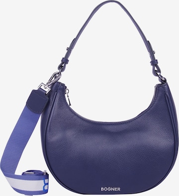 BOGNER Shoulder Bag 'Melene' in Blue: front