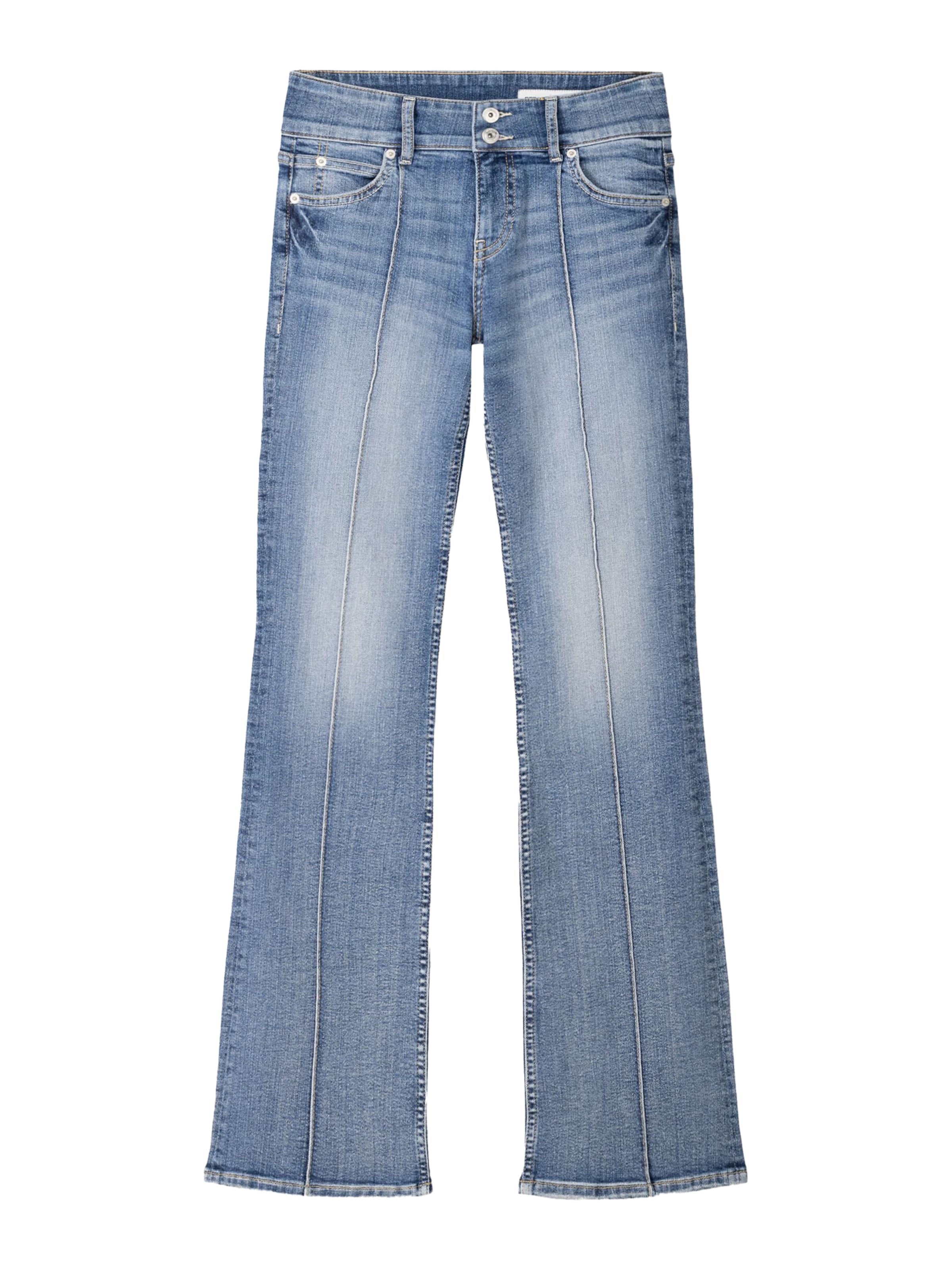 Bootcut Jean Bershka en bleu : devant