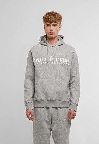 Sweat-shirt Bruno Banani en gris : devant
