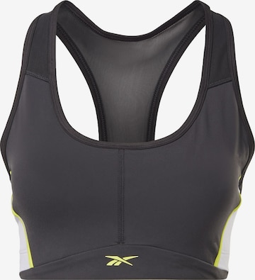 Reebok Bustier Sport-BH in Schwarz: predná strana