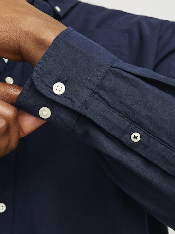 Jack & Jones Plus Slim Fit Риза 'Oxford' в синьо