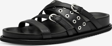 Mule NEWD en noir : devant