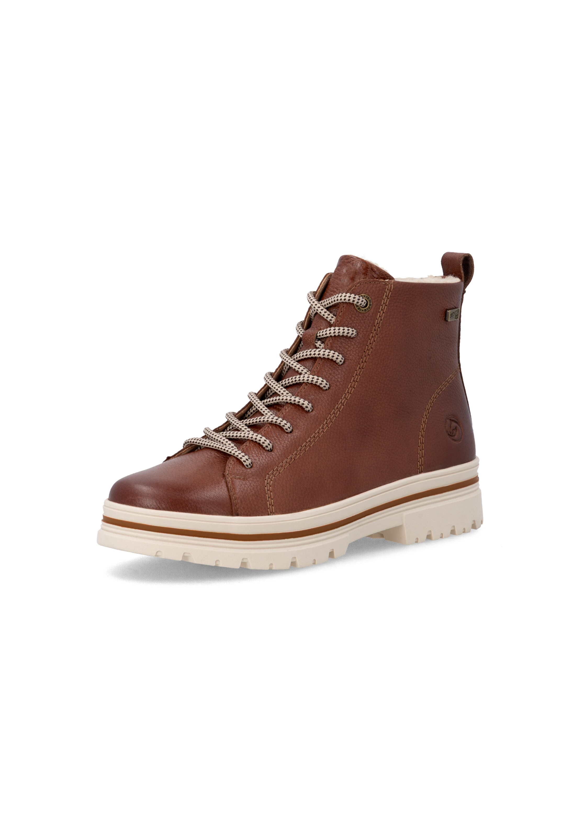 Bottes à lacets REMONTE en marron : devant