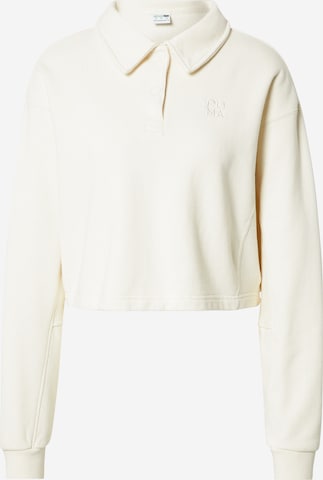 Sweat-shirt PUMA en beige : devant