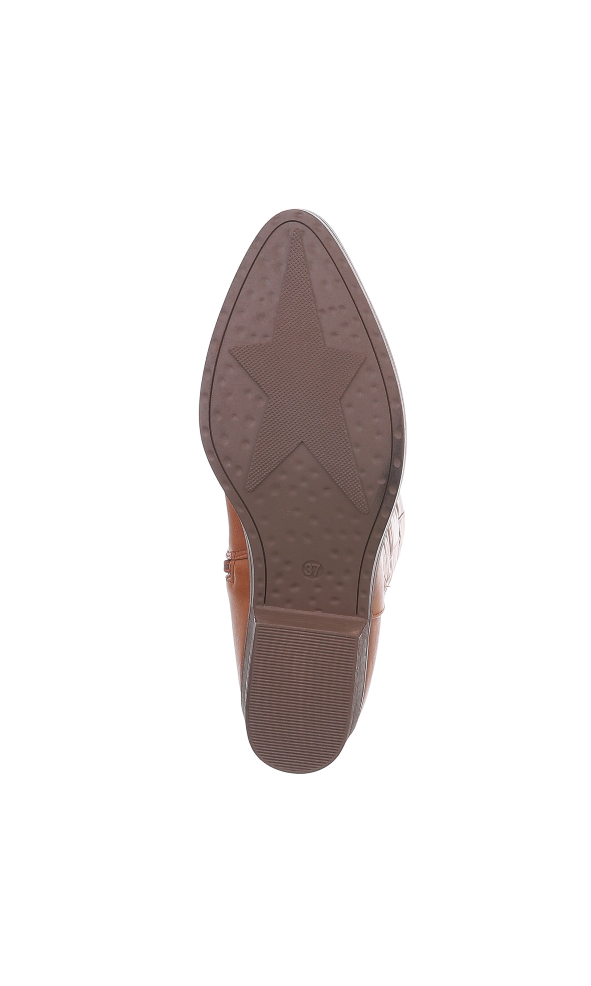 Ital-Design Cowboystiefel in Braun