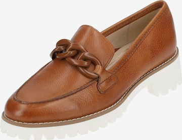 ARA Classic Flats in Brown: front