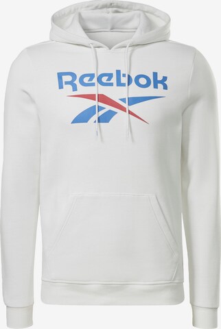 Sweat de sport 'Identity' Reebok en blanc : devant