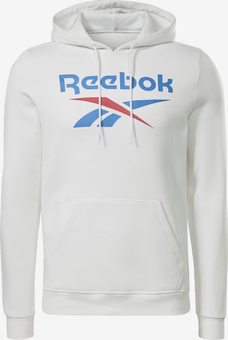 Reebok Sportsweatshirt 'Identity' in Weiß: predná strana
