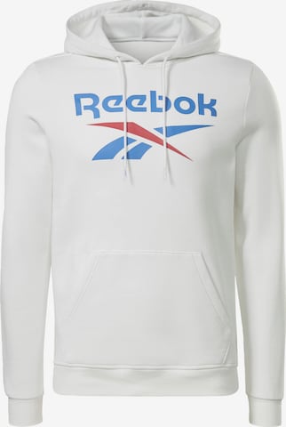 Reebok Sportsweatshirt 'Identity' in Weiß: Vorderseite