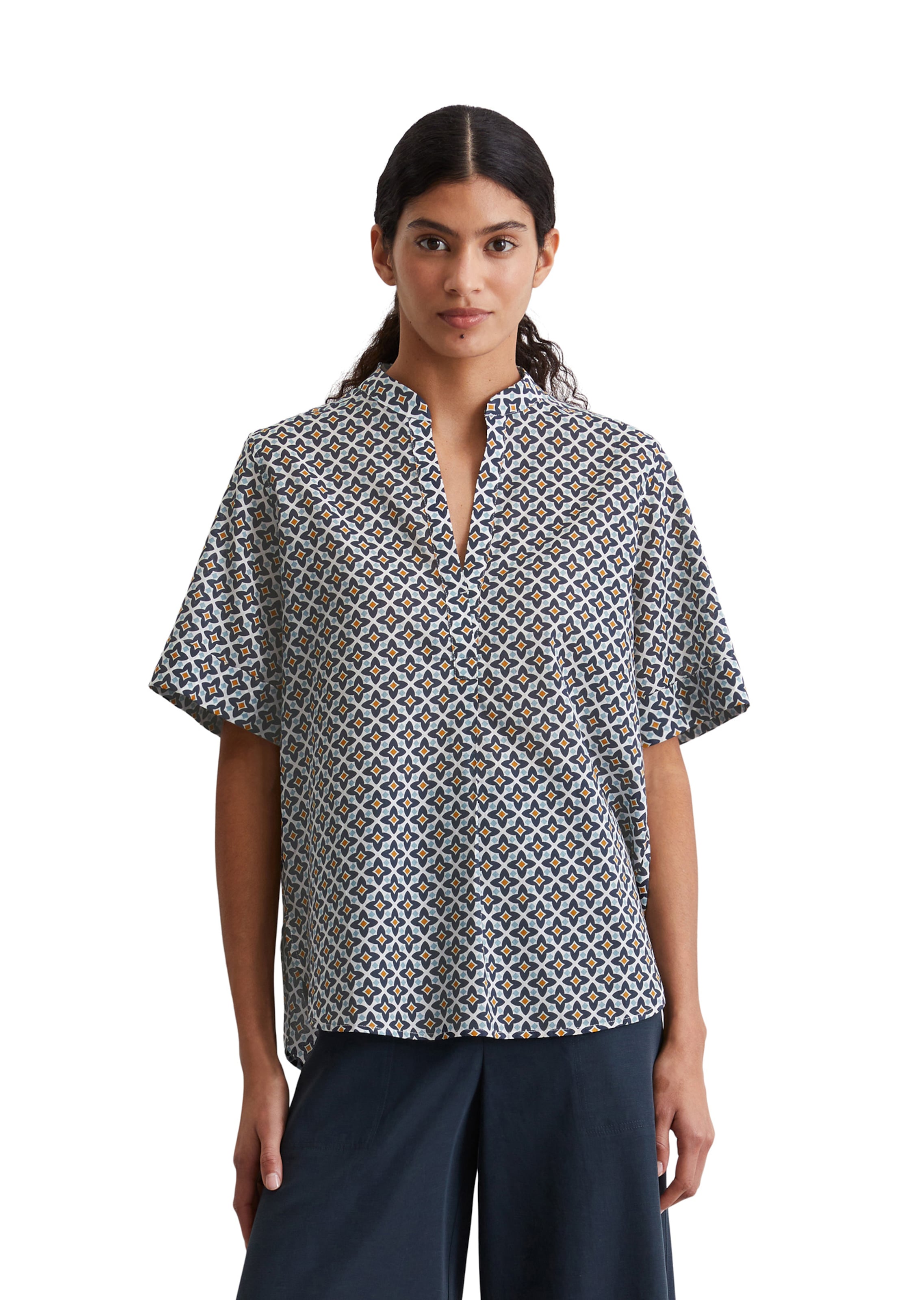 Marc O'Polo Blouse in Grey: front