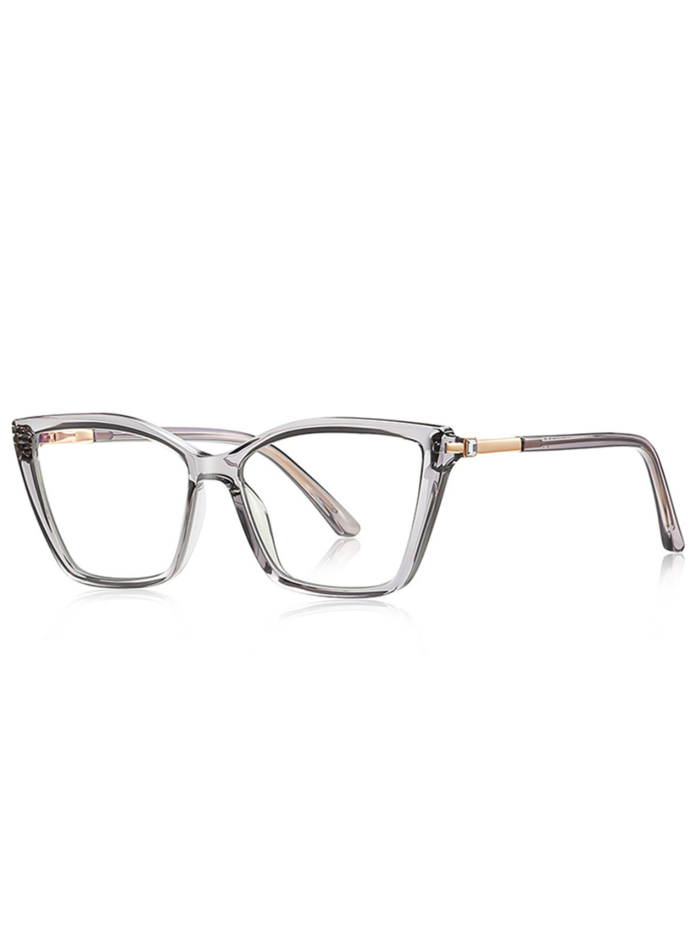 Lunettes 'Damen Cat-eye Blaulichthemmende Brillen Für Frauen Techale' VEYREY en transparent