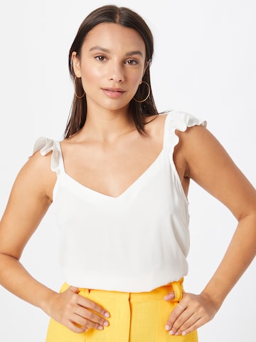 ABOUT YOU - Top 'Donia' em branco: frente