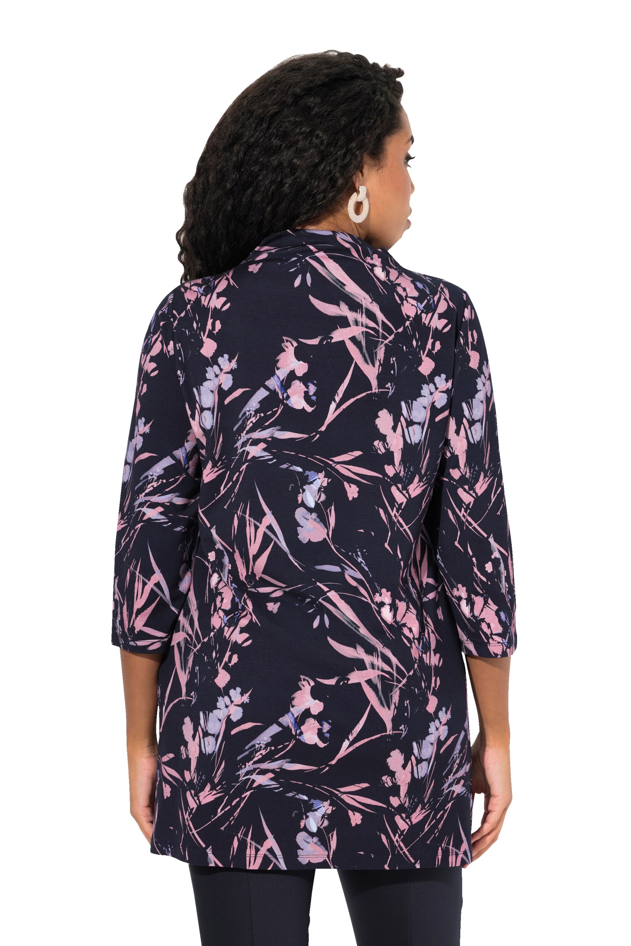 Ulla Popken Sweatshirt in Blauw