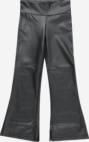 CONVERSE - Acampanado Pantalón 'FAUX' en negro: frente