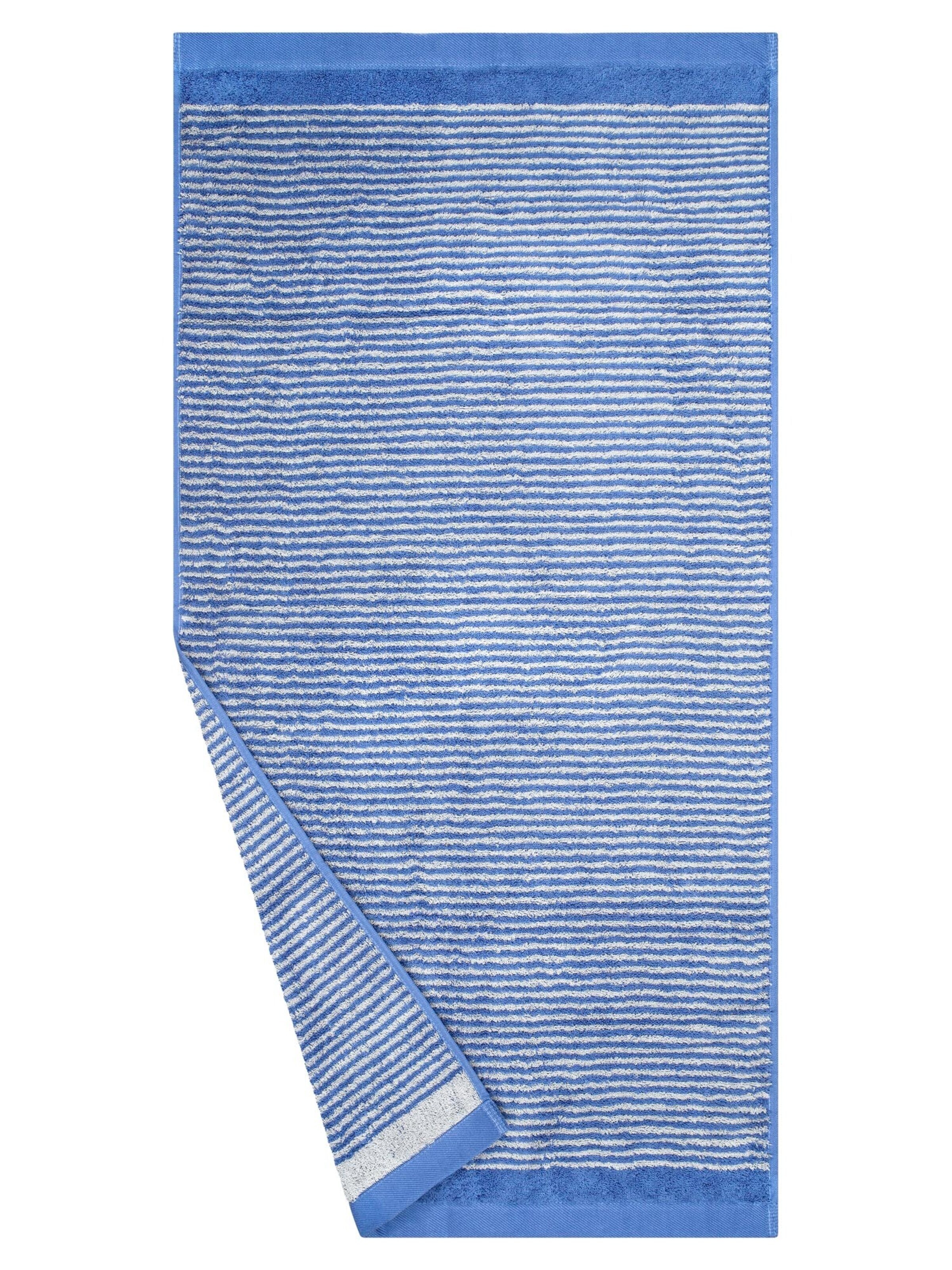 ROSS Towel 'Stripes' in Blue