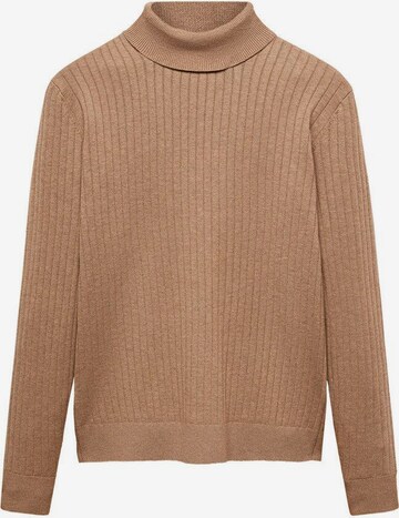 MANGO MAN Sweater 'Carino' in Beige: front