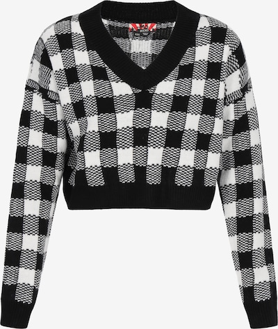 Megztinis iš myMo ROCKS, spalva – juoda / balta, Prekių apžvalga