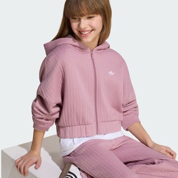 ADIDAS ORIGINALS - Casaco em moletão em roxo