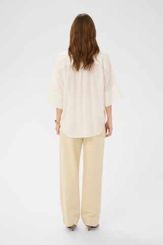 SOAKED IN LUXURY Blouse 'SLAria' in Wit