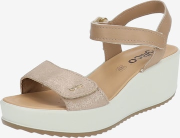 Sandales IGI&CO en beige : devant