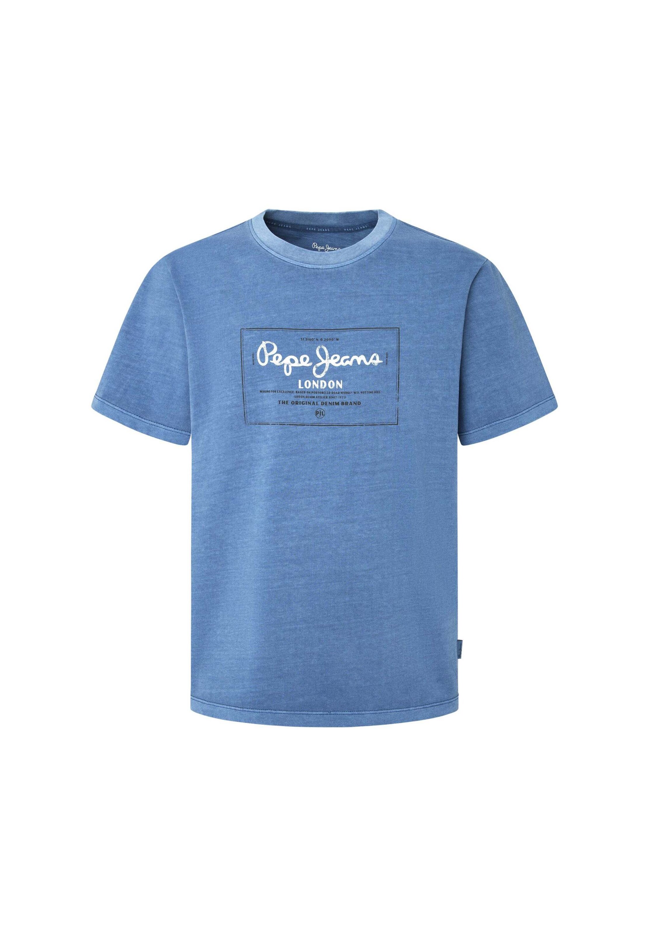 T-Shirt 'SIMON' Pepe Jeans en bleu : devant
