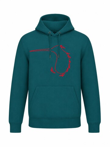 Rednib Sweatshirt 'Hood Sketch' in Green: front