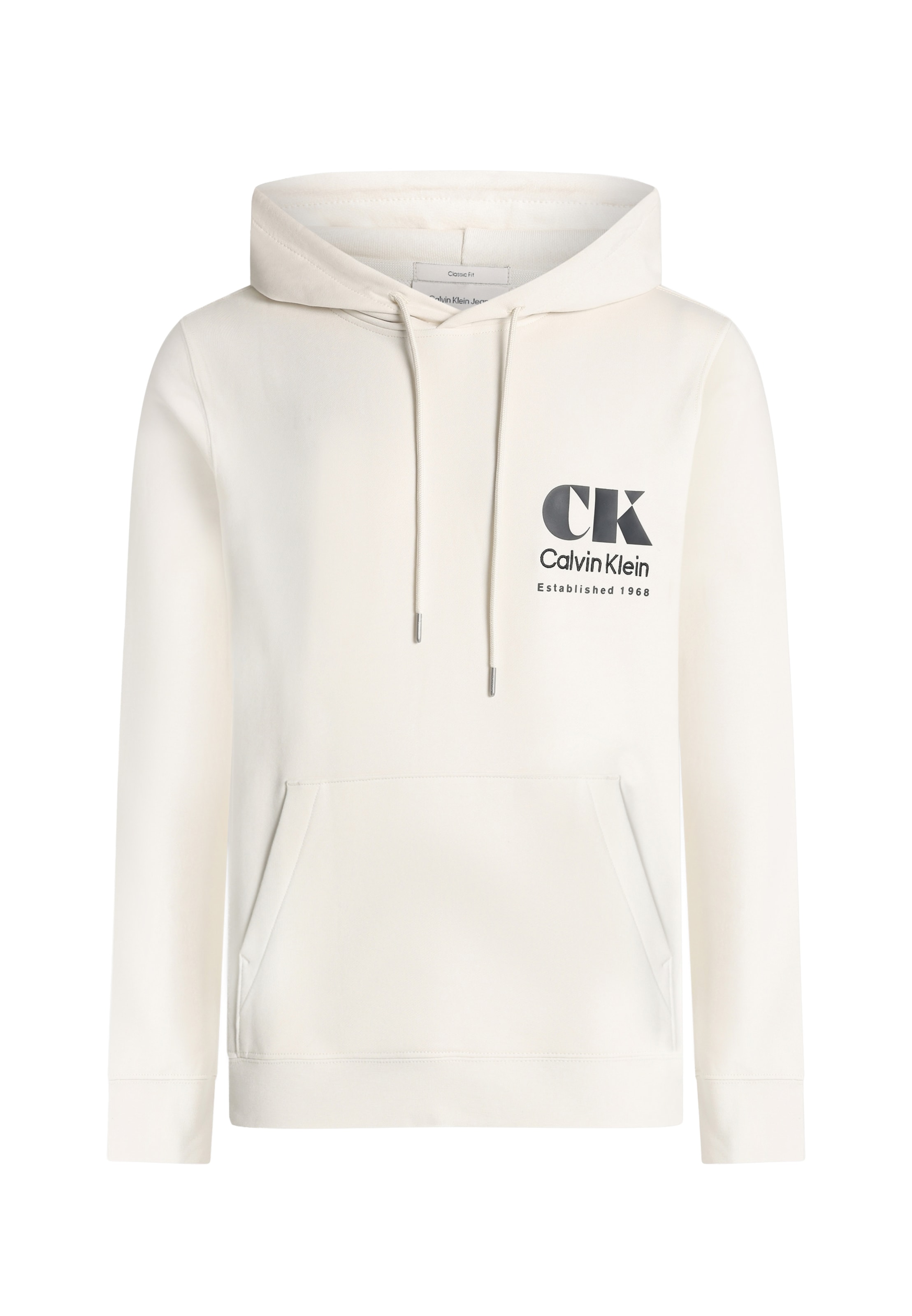 Felpa di Calvin Klein Jeans in bianco: frontale