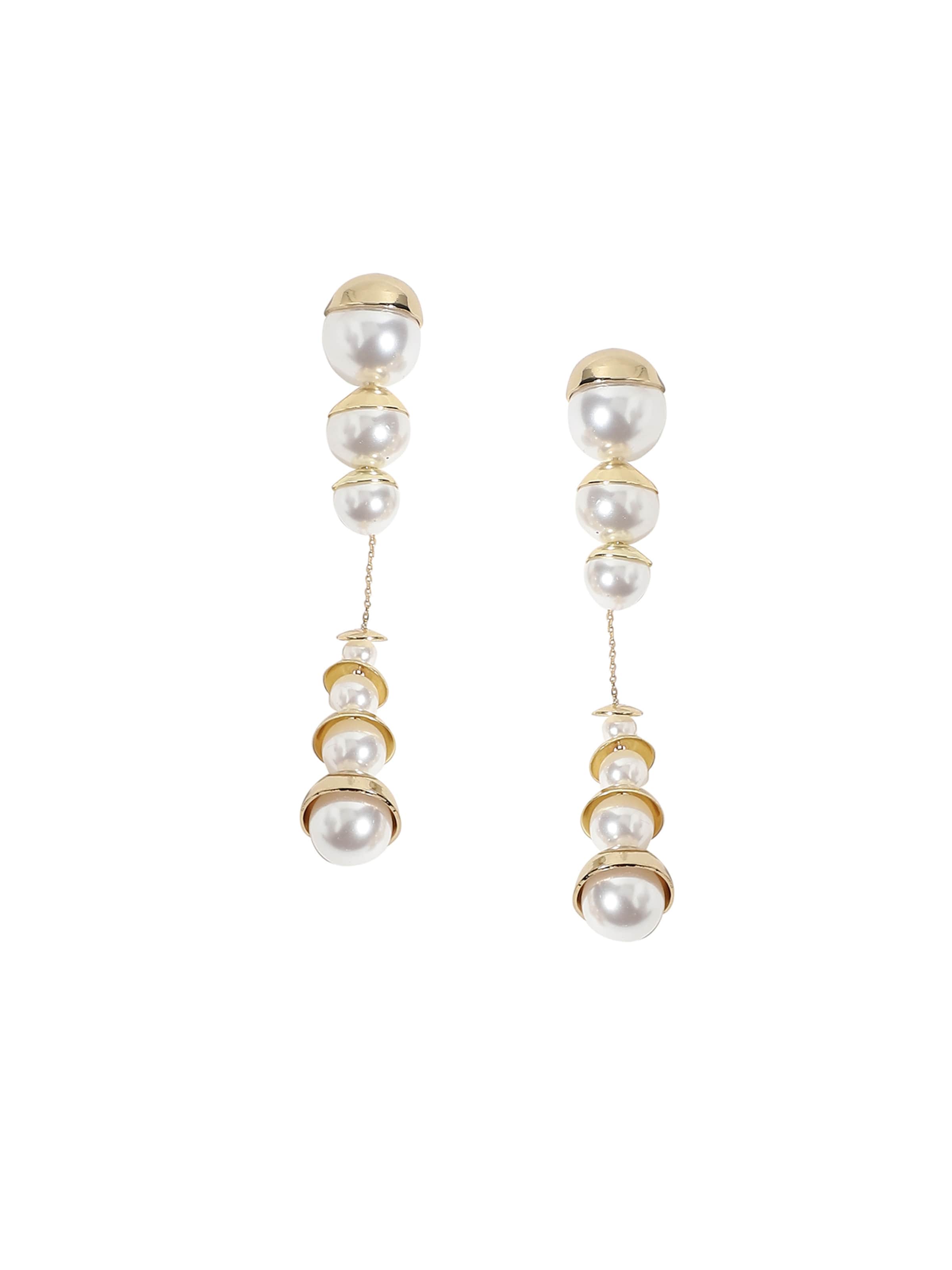 SOHI Kolczyki 'Glory' w kolorze srebrny: przód