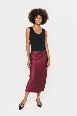 Jupe 'Hafia' SAINT TROPEZ en rouge