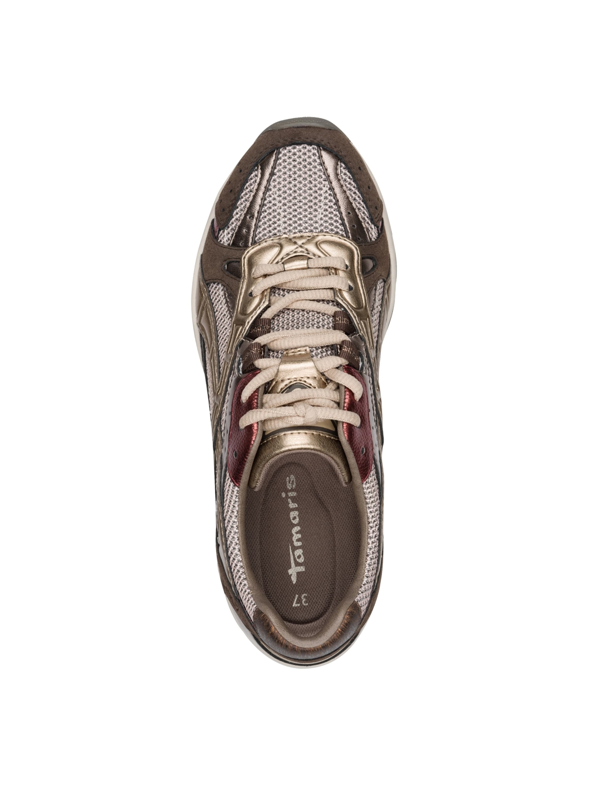 Baskets basses Tamaris en bronze