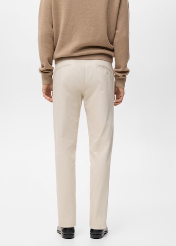 MANGO MAN Regular Hose 'Oren' in Beige