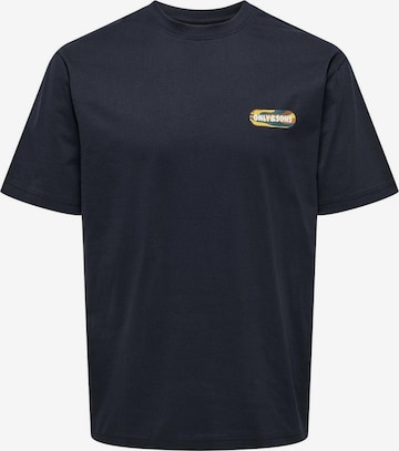 Only & Sons T-Shirt 'KEITH' in Blau: predná strana