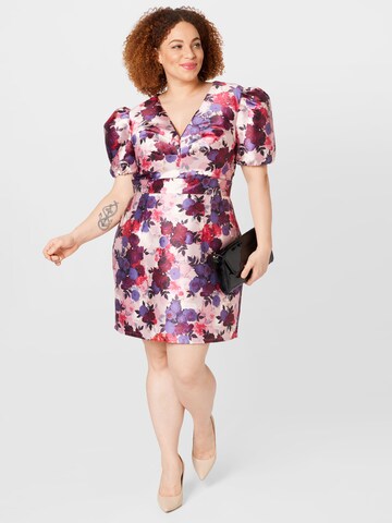 Robe de cocktail Chi Chi Curve en rose