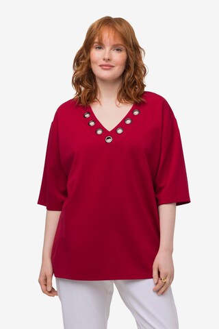 Ulla Popken Shirt in Rood: voorkant