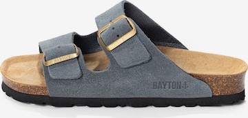 Bayton Pantolette 'Atlas' in Grau: Vorderseite
