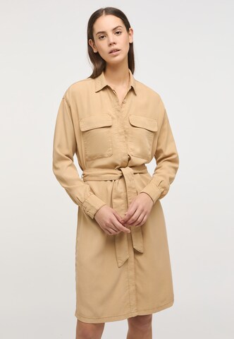 MUSTANG Shirt Dress in Brown: front