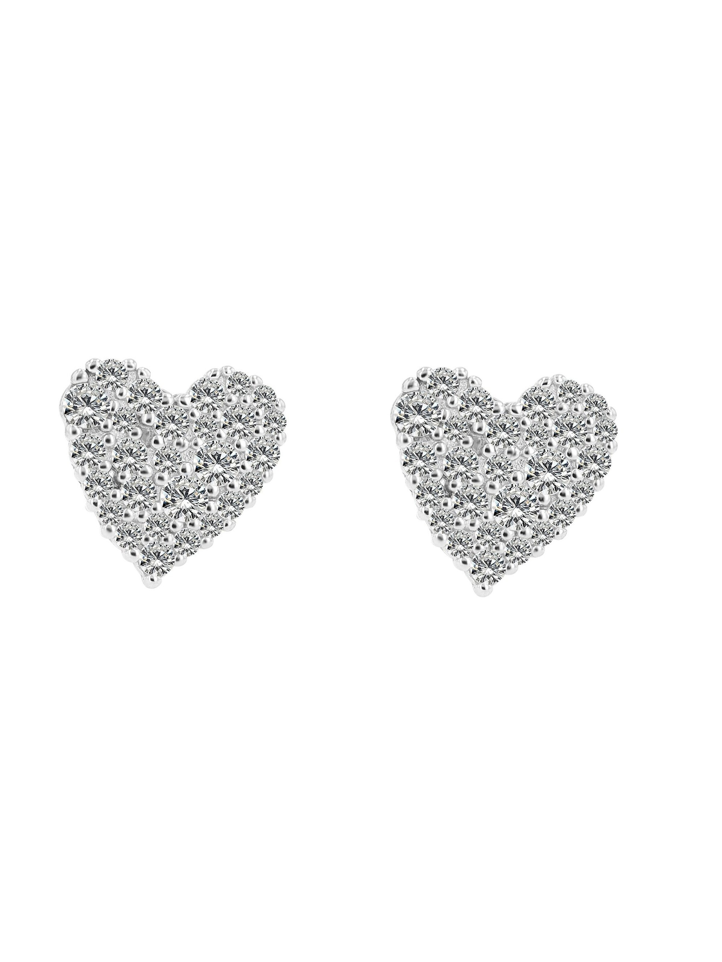Akzent Ohrringe 'Xafira, 925 Sterlingsilber, hautverträglich'‌‌‌‌‌‌‌ in Silber