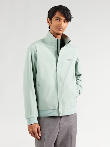 BOSS Övergångsjacka 'Spirit70' i grön: framsida