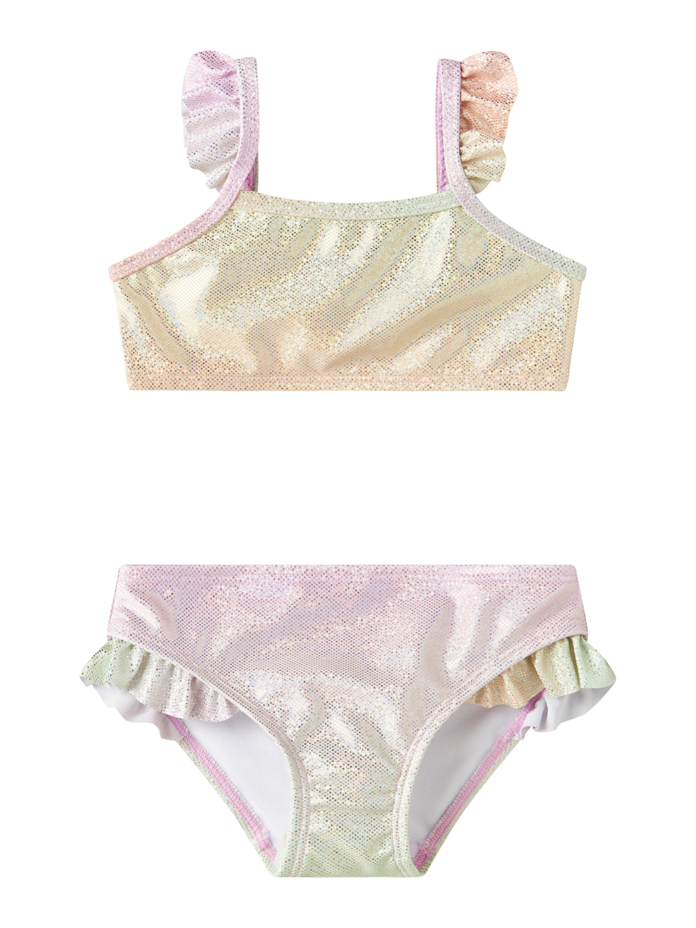 NAME IT - Bustier Bikini 'NMFZOLA' en rosa: frente